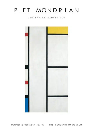 Piet Mondrian -näyttelyjuliste