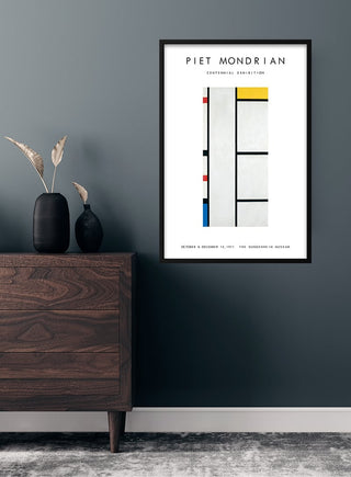 Piet Mondrian -näyttelyjuliste