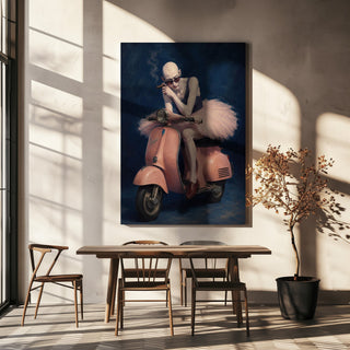 Vespa Ballerina by Martin Zen in interior setting
