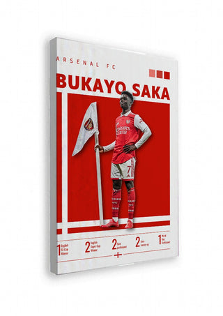Bukayo Saka - Arsenal Football Poster