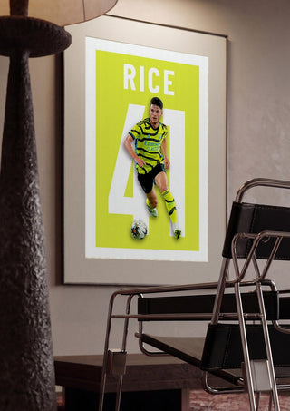 Declan Rice - Arsenal Football Poster