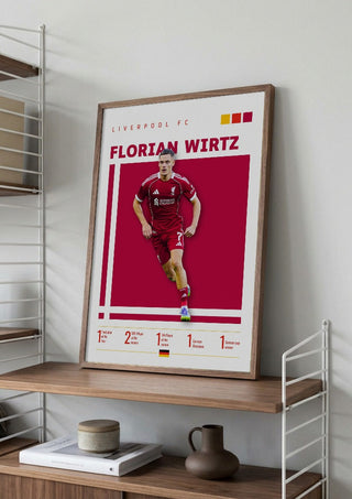 Florian Wirtz - Liverpool Football Poster