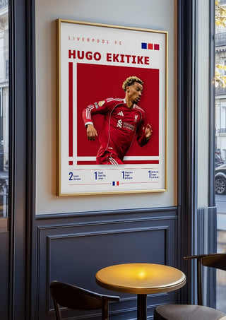 Hugo Ekitike - Liverpool Football Poster