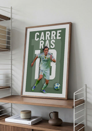 Carreras  - Real Madrid Football Poster