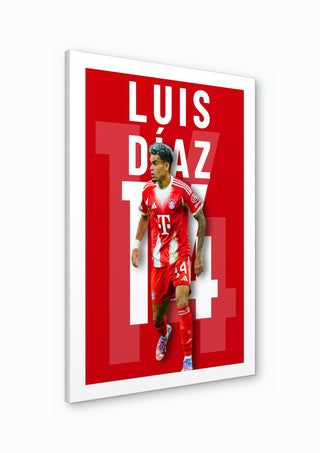 Luis Diaz  - Bayern Munich Football Poster
