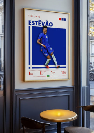 Estêvão - Chelsea Football Poster