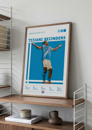 Tijjani Reijnders - Manchester City Football Poster