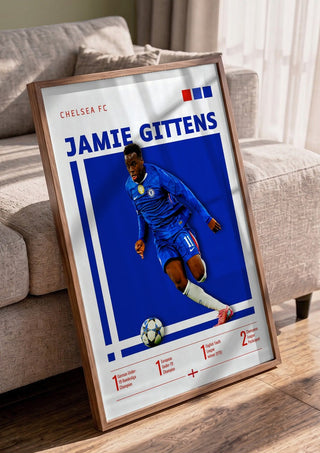 Jamie Gittens - Chelsea Football Poster