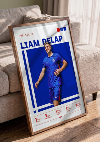 Liam Delap - Chelsea Football Poster