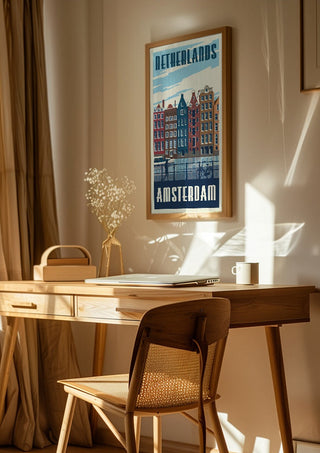 Amsterdam Travel Print