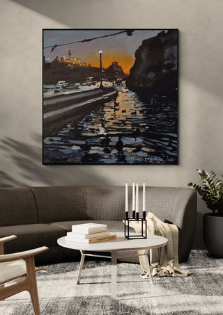 Dusk in Xlendi - Mariam De Giorgio
