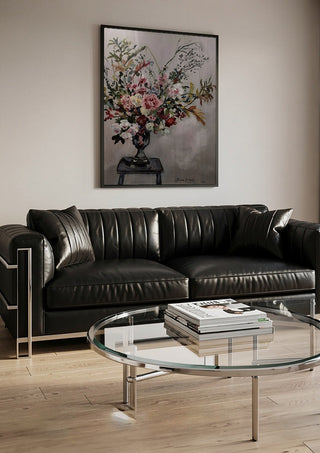 Floral arrangement on Grandmother's stool - Mariam De Giorgio
