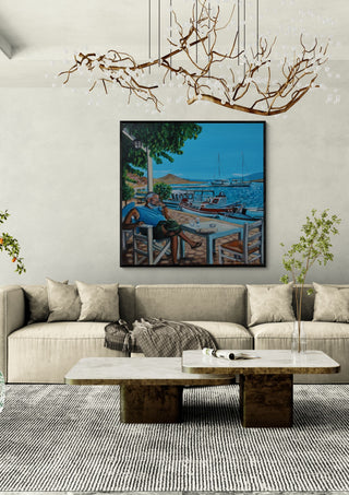 A Greece Fisherman - Nella Hajdu