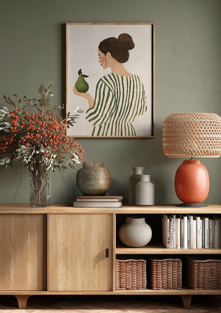 Woman and the Pear - Annika Persson