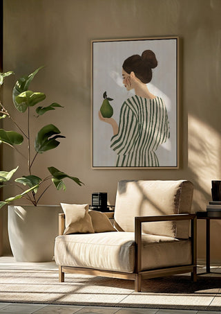 Woman and the Pear - Annika Persson