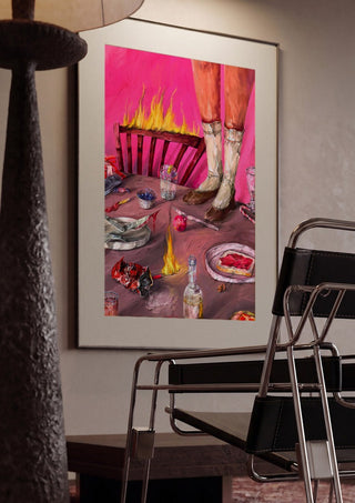 Surreal Burning Table - Natascha Baumgärtner
