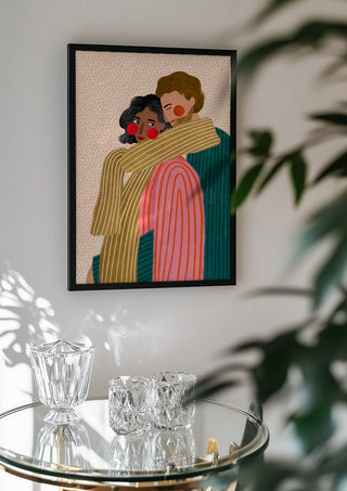 Loving Couple Embrace - Bea Müller