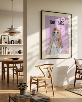 Boy Tears by Lisen Vennesland in interior setting