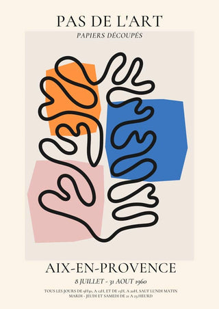 Matisse Inspired Pas De L'art poster