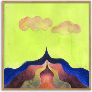 Mountain Under a Green Sky - Shimmering Ugly
