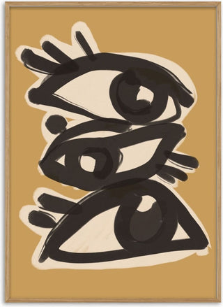 Abstract line art eyes 10 - ThingDesign