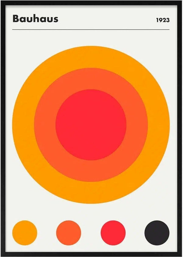 Bauhaus Orange 1923 -juliste