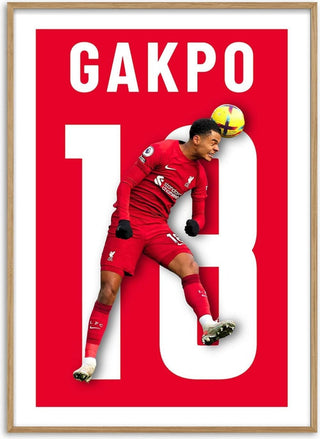 Cody Gakpo- Liverpool Football Poster
