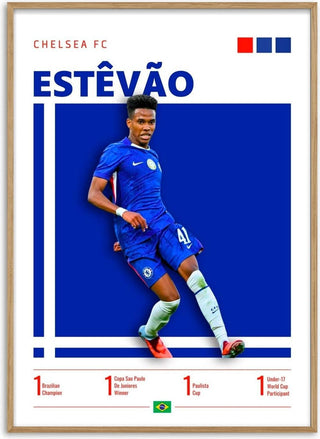 Estêvão - Chelsea Football Poster