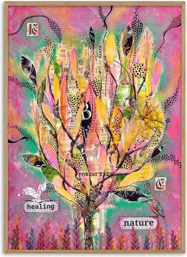 Healing Nature Pink by Enikő Marosváry-Kramcsák