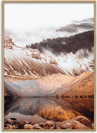 Mountain and a Lake Naturposter