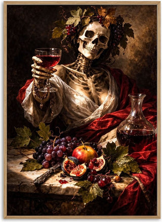 Santa Muerte, A Tribute to Caravaggio's Bacchus - Devour Art