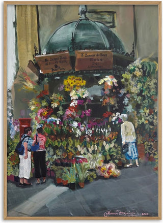 The flower kiosk in Valletta - Mariam De Giorgio