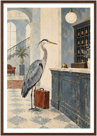 The Heron Checks In - Matthews Gallerie