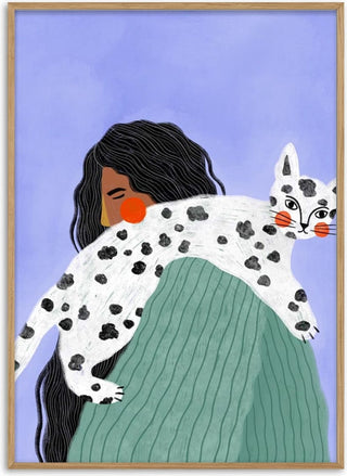 The Woman With The Cat - Bea Müller
