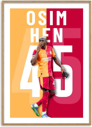 Victor Osimhen - Galatasaray Football Poster