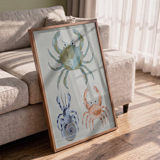 Ocean Crabs Watercolor - Nikita Jariwala